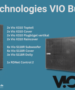 dBTechnologies Vio X310 (2x) + Vio S118R Subwoofer (6x) inkl. Cover, Flugrahmen, Karts & RDNet C... | 22688,24 EUR -...
